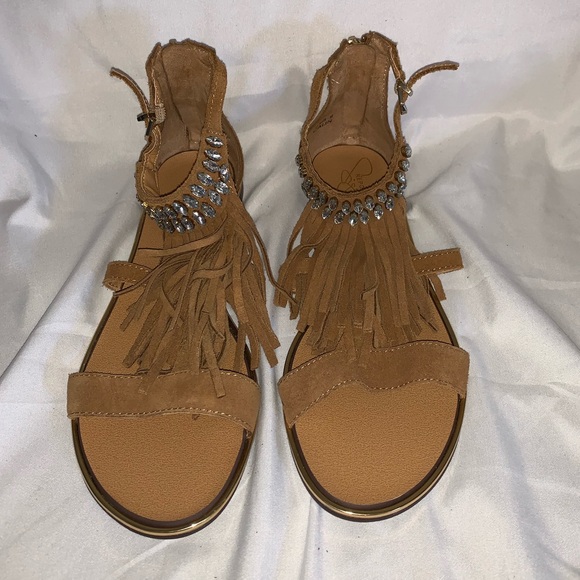 report signature sandals